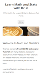 Mobile Screenshot of mathandstatistics.com